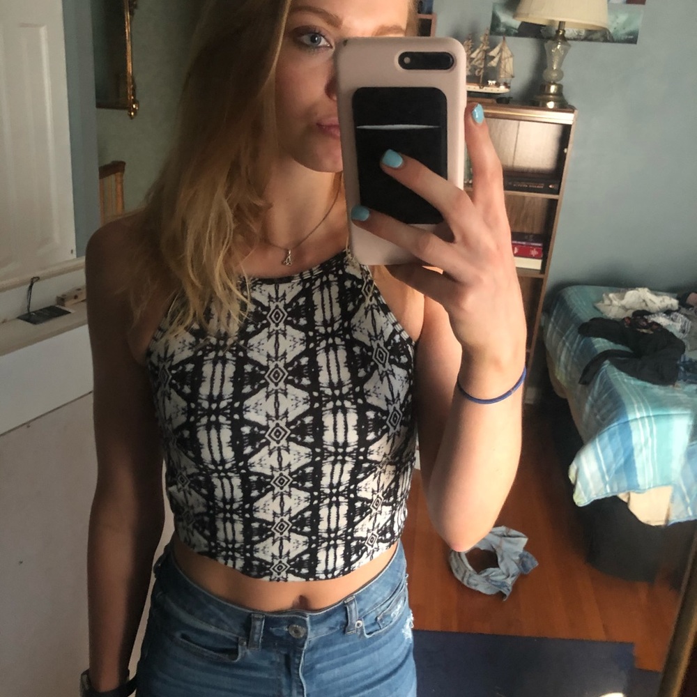 Boho Patterned Crop Top